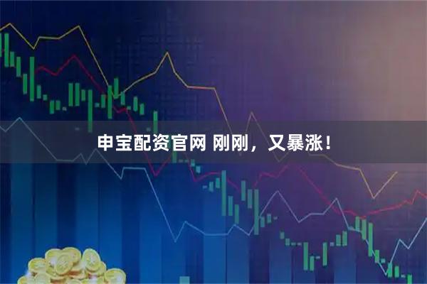 申宝配资官网 刚刚，又暴涨！