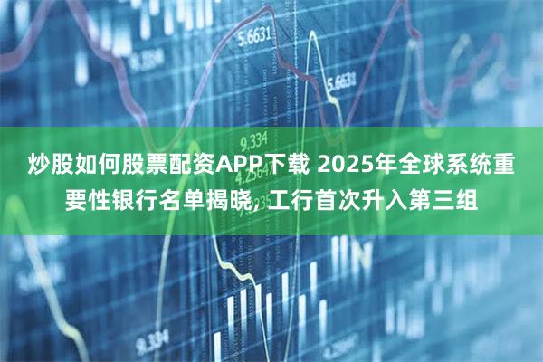 炒股如何股票配资APP下载 2025年全球系统重要性银行名单揭晓, 工行首次升入第三组