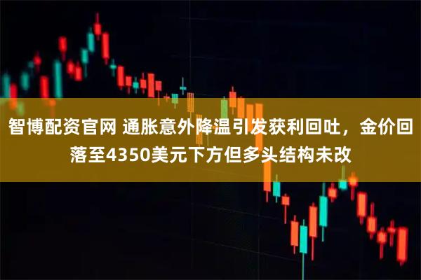 智博配资官网 通胀意外降温引发获利回吐,金价回落至4350美元下方但多头结构未改